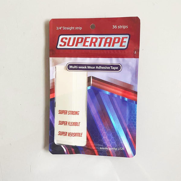 36pcs/lot Straight SUPERTAPE double side tape for wigs and toupees hair tape 3/4"x3”
