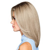 GABOR OWN THE ROOM Long Layered Mid-Length Wig, Easy to Care For Designer Series by Hairuwear, Average Cap Size, GF4-6 Black Coffee