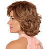 GABOR Blushing Beauty Mid-Length Barrel Curl Wig by Hairuwear, Average Size Cap, GL12-16 Golden Walnut