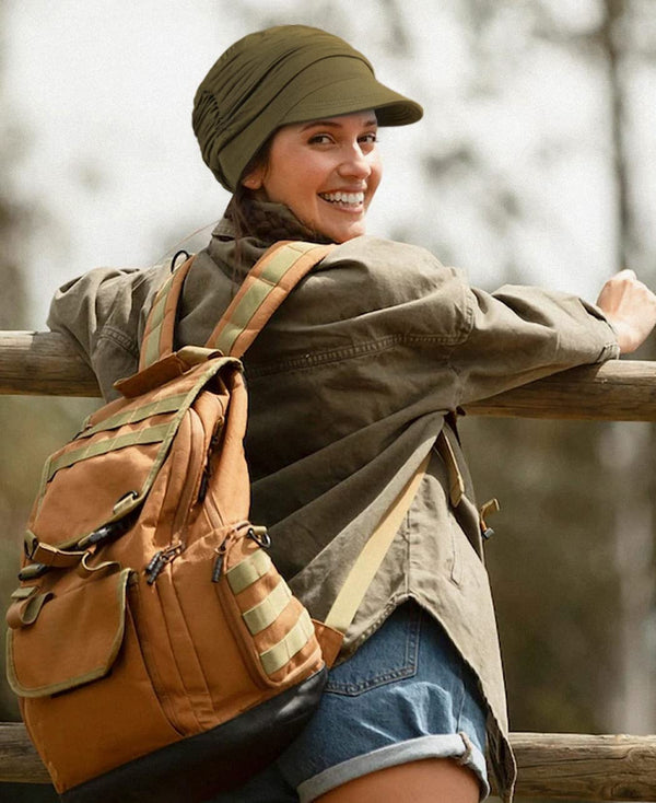 FocusCare Soft Chemo Scarves for Women, Bamboo Baseball Cap, Turban for Hair Loss