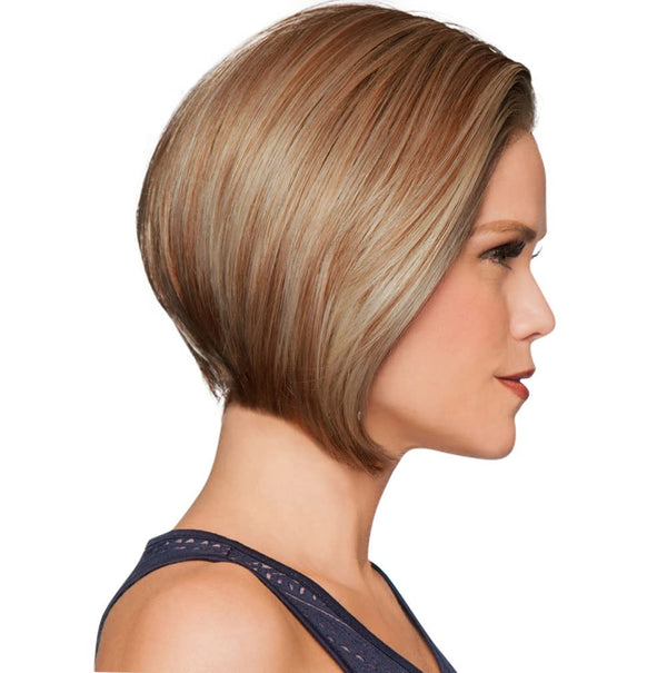 GABOR Opulence Chin-Length Modern Page Wig by Hairuwear, Large Cap, GL16-27 Buttered Biscuit