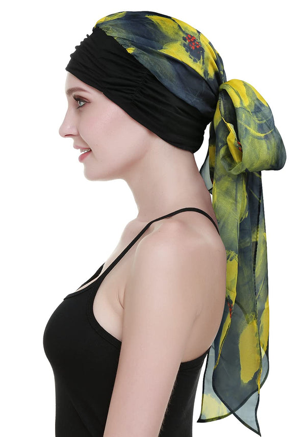 Chemo headwrap skjerf for hårtap Kvinner Kreft Hodeklær Medisinske gaver til alopecia