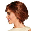 GABOR MAKE A STATEMENT Layered Modern Chin-Length Bob Wig, Designer Series by Hairuwear, Average Cap Size, GF4-6 Black Coffee