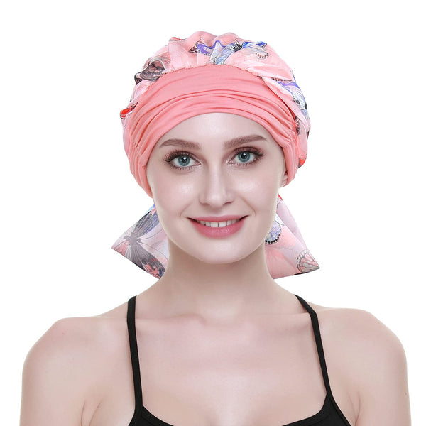 Chemo headwrap skjerf for hårtap Kvinner Kreft Hodeklær Medisinske gaver til alopecia