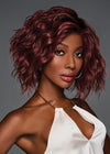 GABOR Beaming Beauty Mid-Length Layered Beach Waves Wig by Hairuwear, Average Cap, GF29-25 Golden Russet