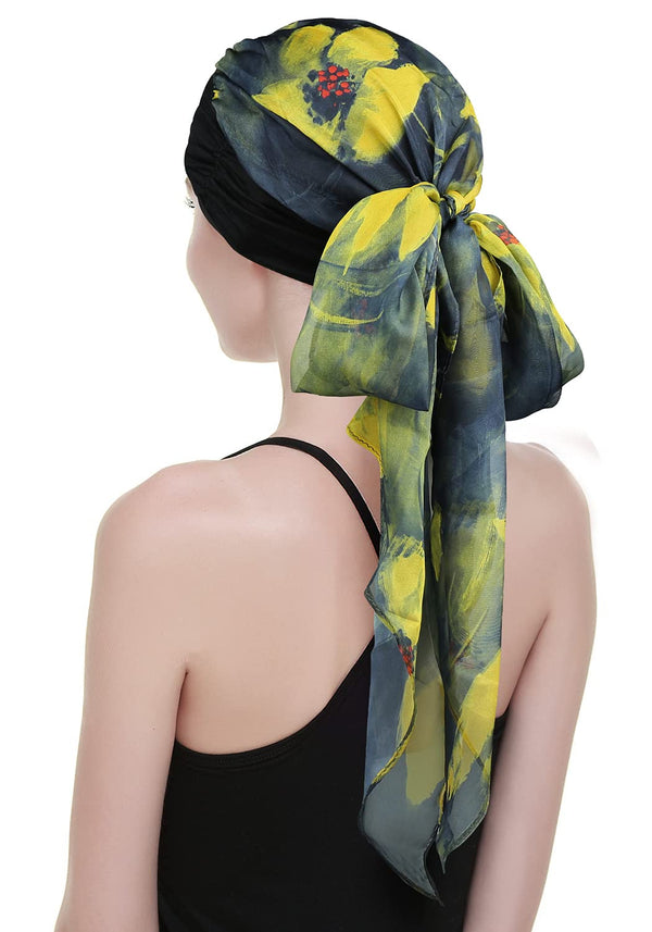 Chemo headwrap skjerf for hårtap Kvinner Kreft Hodeklær Medisinske gaver til alopecia