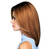 GABOR OWN THE ROOM Long Layered Mid-Length Wig, Easy to Care For Designer Series by Hairuwear, Average Cap Size, GF4-6 Black Coffee