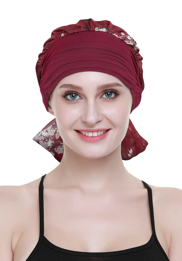 Chemo headwrap skjerf for hårtap Kvinner Kreft Hodeklær Medisinske gaver til alopecia