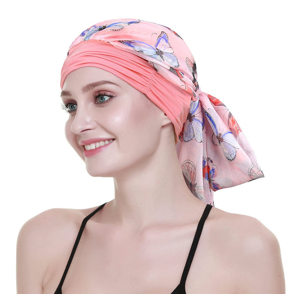 Chemo headwrap skjerf for hårtap Kvinner Kreft Hodeklær Medisinske gaver til alopecia