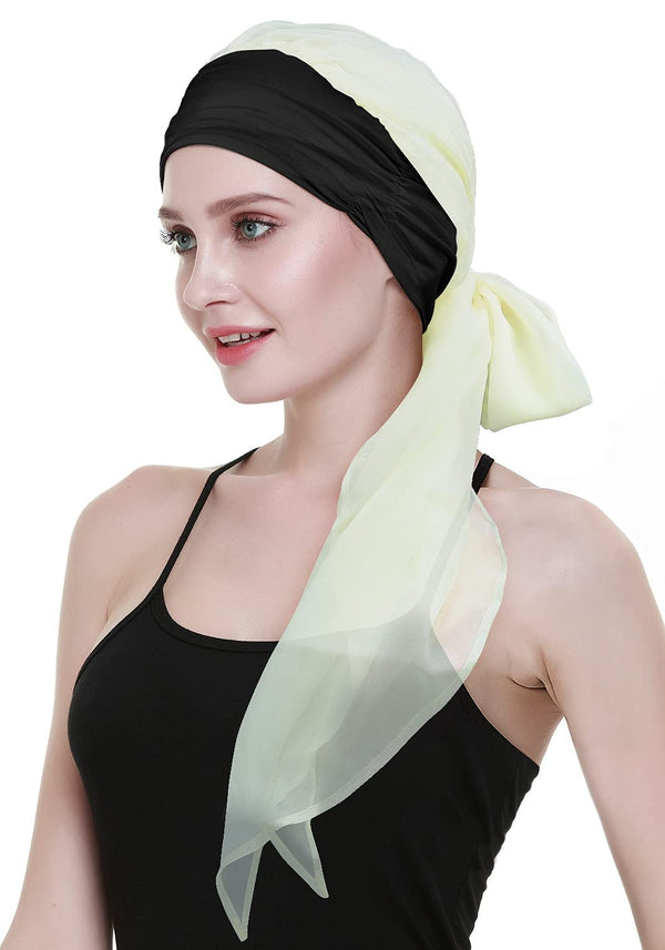 Chemo headwrap skjerf for hårtap Kvinner Kreft Hodeklær Medisinske gaver til alopecia