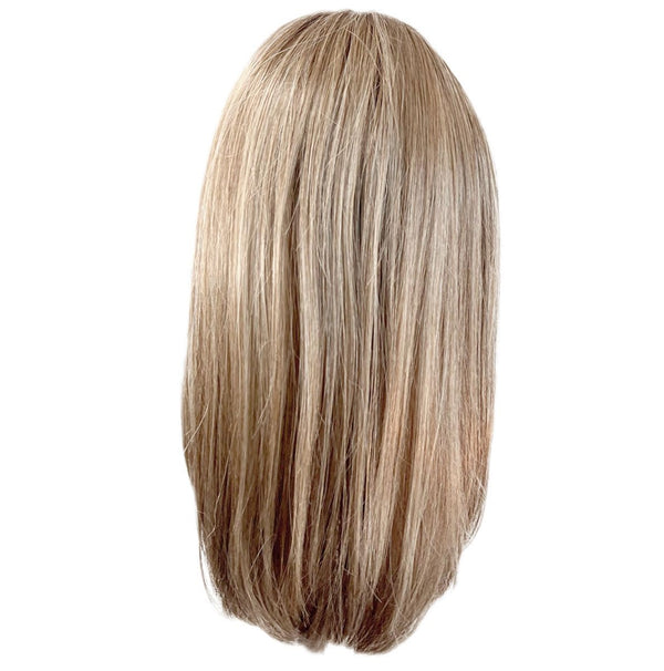 GABOR Front Cover Layered Long Bob Style Wig, Hand-Tied Mono Top by Hairuwear, Average Cap - GF14-22SS Wheat