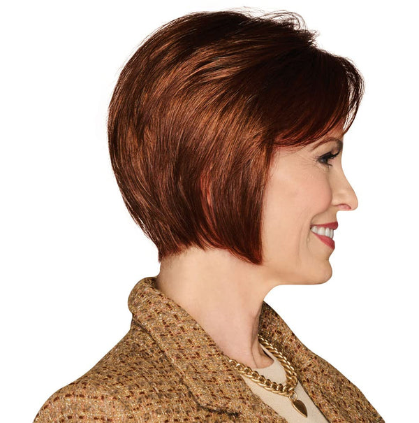 GABOR Bend The Rules Chin Length Boy Cut Wig by Hauruwear, Average Cap, GL11-25 Honey Pecan