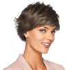 GABOR Gala Luxury Short Textured Wig by Hairuwear, Average Size Cap, G27+ Ginger Mist