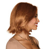 GABOR Gimme Drama Chin-Length Pageboy Long Layered Bob Wig by Hairuwear, Average Cap, GF6-30 Copper Mahogany