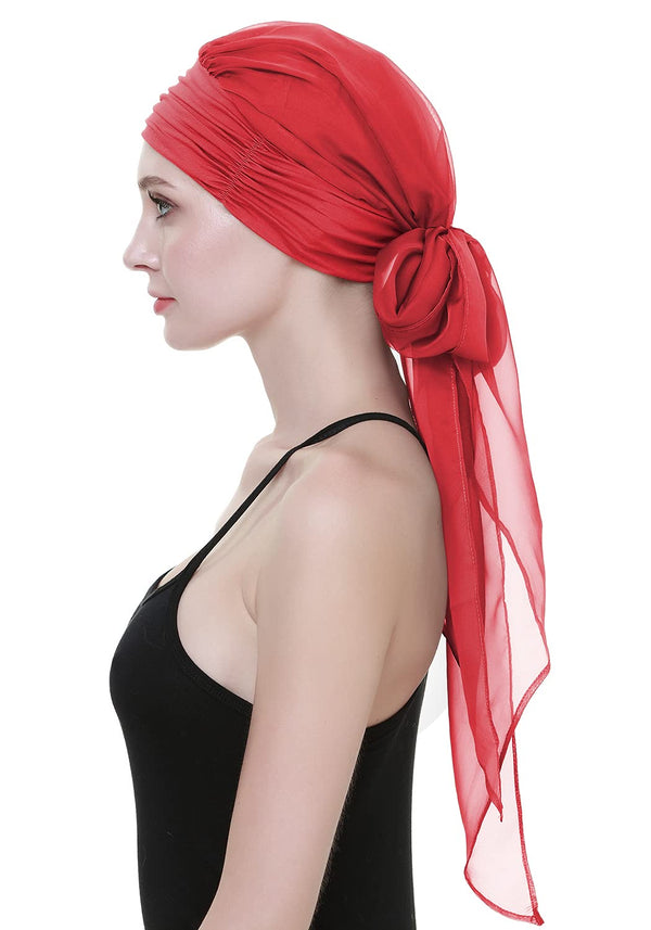 Chemo headwrap skjerf for hårtap Kvinner Kreft Hodeklær Medisinske gaver til alopecia