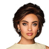 GABOR MAKE A STATEMENT Layered Modern Chin-Length Bob Wig, Designer Series by Hairuwear, Average Cap Size, GF4-6 Black Coffee