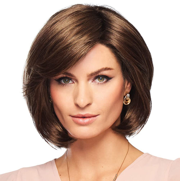 GABOR Curves Ahead Chin-Length Layered Wig by Hairuwear, Average Size CapGL16-27 Buttered Biscuit