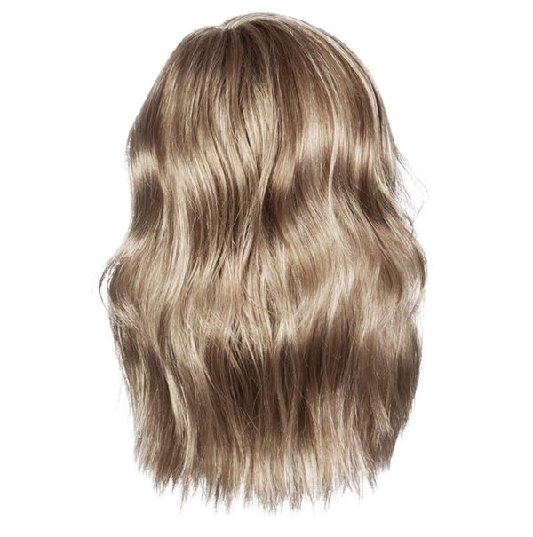 GABOR Love Wave Layered Shoulder-Length Wig With Soft Barrel Curled Waves by Hairuwear, Average Cap, GL15-26SS Buttered Toast