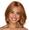 GABOR Gimme Drama Chin-Length Pageboy Long Layered Bob Wig by Hairuwear, Average Cap, GF6-30 Copper Mahogany