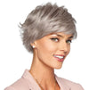 GABOR Gala Luxury Short Textured Wig by Hairuwear, Average Size Cap, G27+ Ginger Mist