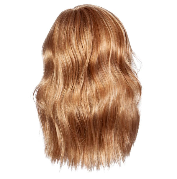 GABOR Love Wave Layered Shoulder-Length Wig With Soft Barrel Curled Waves by Hairuwear, Average Cap, GL15-26SS Buttered Toast
