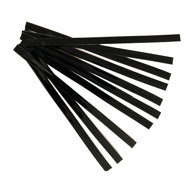 10pcs 0.9 * 20cm Italian Glue Keratin Bonding Glue Fusion Flat Tip For Fusion Human Hair Extensions(Transparent)