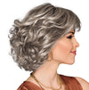 GABOR Gimme Drama Chin-Length Pageboy Long Layered Bob Wig by Hairuwear, Average Cap, GF6-30 Copper Mahogany