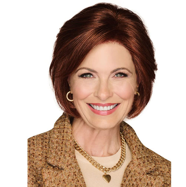 GABOR Bend The Rules Chin Length Boy Cut Wig by Hauruwear, Average Cap, GL11-25 Honey Pecan