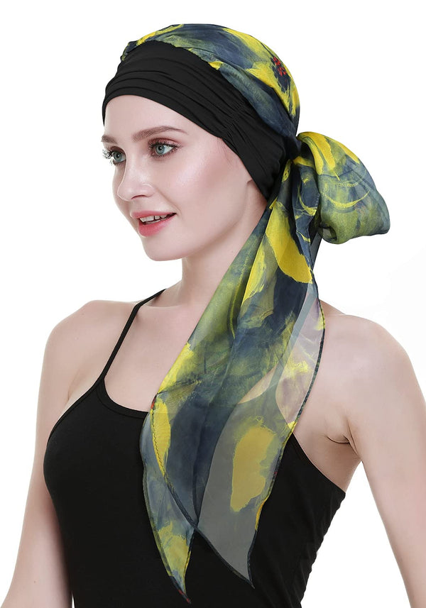 Chemo headwrap skjerf for hårtap Kvinner Kreft Hodeklær Medisinske gaver til alopecia