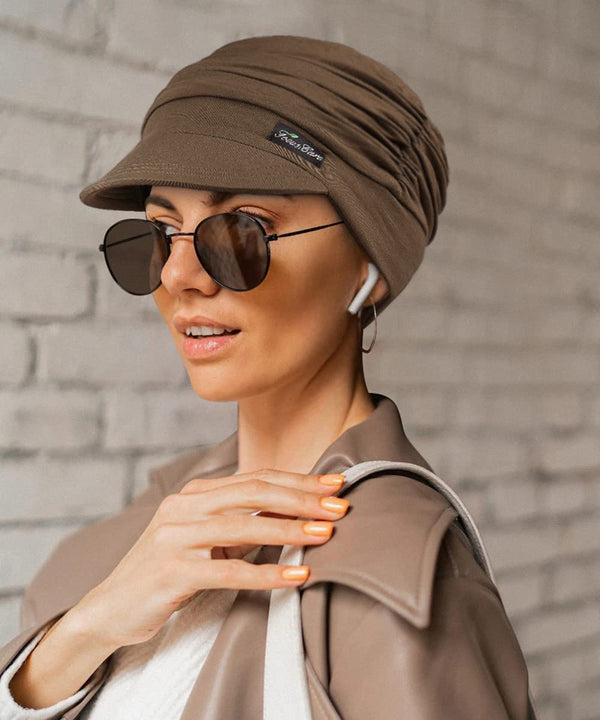 FocusCare Soft Chemo Scarves for Women, Bamboo Baseball Cap, Turban for Hair Loss