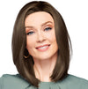 GABOR Forever Chic Shoulder-Length Stylish Tapered Wig by Hairuwear, Average Size Cap, GL27-29 Chocolate Caramel