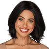 GABOR Gimme Drama Chin-Length Pageboy Long Layered Bob Wig by Hairuwear, Average Cap, GF6-30 Copper Mahogany