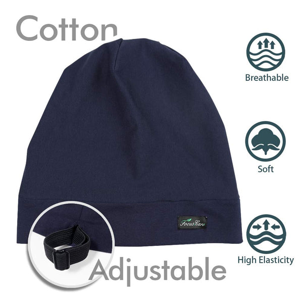 FocusCare Adjustable Sleeping Cap,Satin Lined Extra Large Women Curly Hair Available Day and Night