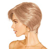 GABOR Best In Class Layered Chin-Length Boycut Wig by Hairuwear, Average Cap, GF56-60 Silver