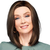 GABOR Forever Chic Shoulder-Length Stylish Tapered Wig by Hairuwear, Average Size Cap, GL27-29 Chocolate Caramel