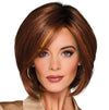 GABOR Glamorize Always Mid-Length Bob Wig With Face Framing Features by Hairuwear, Average Cap, GF44-60SS Sugared Licorice