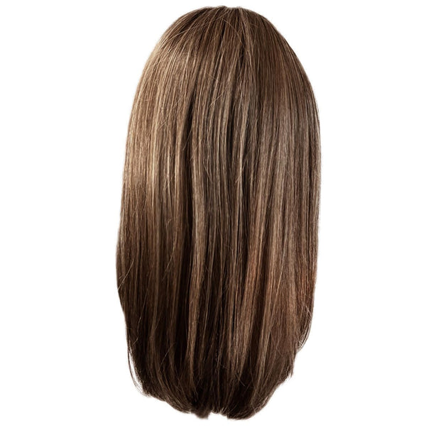 GABOR Front Cover Layered Long Bob Style Wig, Hand-Tied Mono Top by Hairuwear, Average Cap - GF14-22SS Wheat