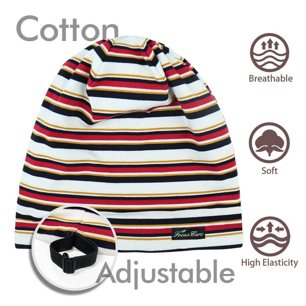 FocusCare Adjustable Sleeping Cap,Satin Lined Extra Large Women Curly Hair Available Day and Night