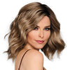 GABOR Dress Me Up Shoulder-Length Pageboy Layered and Wavy Wig by Hairuwear, Average Cap, GF4-6 Black Coffee