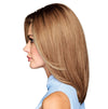 GABOR OWN THE ROOM Long Layered Mid-Length Wig, Easy to Care For Designer Series by Hairuwear, Average Cap Size, GF4-6 Black Coffee