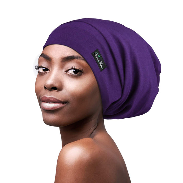 FocusCare Adjustable Sleeping Cap,Satin Lined Extra Large Women Curly Hair Available Day and Night
