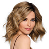 GABOR Dress Me Up Shoulder-Length Pageboy Layered and Wavy Wig by Hairuwear, Average Cap, GF4-6 Black Coffee
