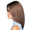 GABOR OWN THE ROOM Long Layered Mid-Length Wig, Easy to Care For Designer Series by Hairuwear, Average Cap Size, GF4-6 Black Coffee