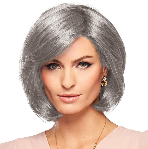 GABOR Curves Ahead Chin-Length Layered Wig by Hairuwear, Average Size CapGL16-27 Buttered Biscuit