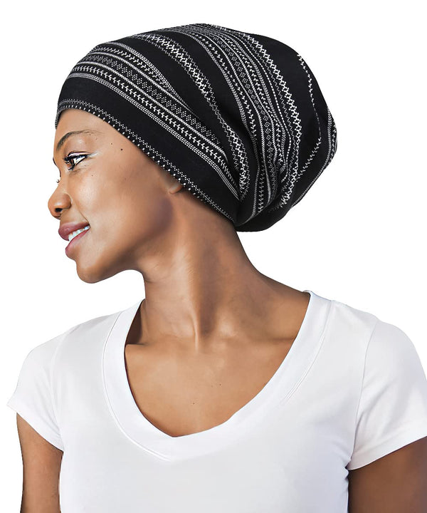 FocusCare Adjustable Sleeping Cap,Satin Lined Extra Large Women Curly Hair Available Day and Night