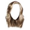 GABOR Love Wave Layered Shoulder-Length Wig With Soft Barrel Curled Waves by Hairuwear, Average Cap, GL15-26SS Buttered Toast