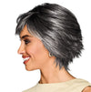 GABOR MAKE A STATEMENT Layered Modern Chin-Length Bob Wig, Designer Series by Hairuwear, Average Cap Size, GF4-6 Black Coffee