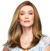 GABOR Front Cover Layered Long Bob Style Wig, Hand-Tied Mono Top by Hairuwear, Average Cap - GF14-22SS Wheat