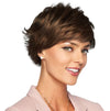 GABOR Gala Luxury Short Textured Wig by Hairuwear, Average Size Cap, G27+ Ginger Mist