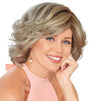 GABOR Blushing Beauty Mid-Length Barrel Curl Wig by Hairuwear, Average Size Cap, GL12-16 Golden Walnut